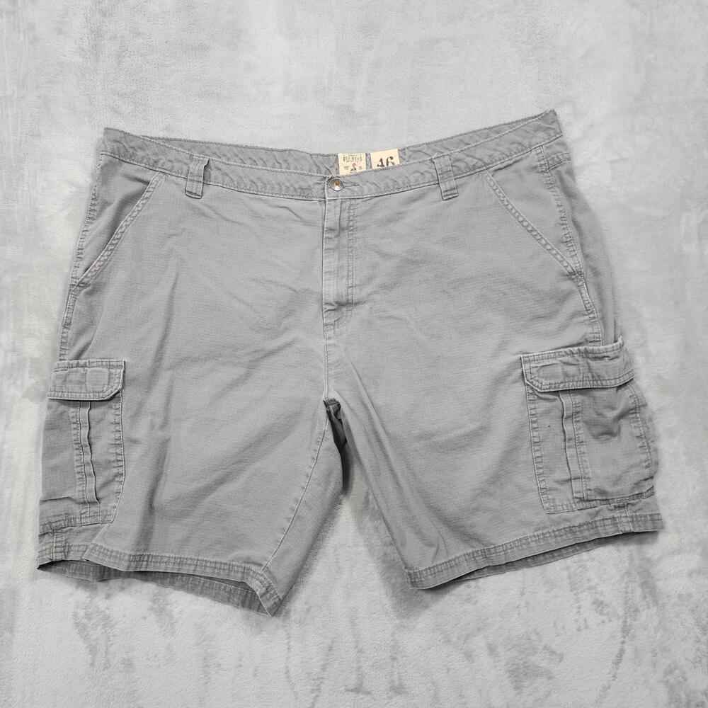 RedHead Shorts Mens 46 Gray Cargo Utility Canvas Relaxed Fit Outdoor Casual